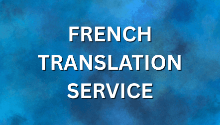 French Translation Services text on a dark blue background with elegant geometric and fleur-de-lis design elements. French Translation Services text on a dark blue background with elegant geometric and fleur-de-lis design elements.